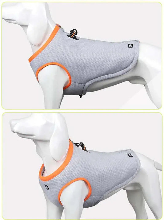 Dog summer traction harness cooling suit - The BarkMart