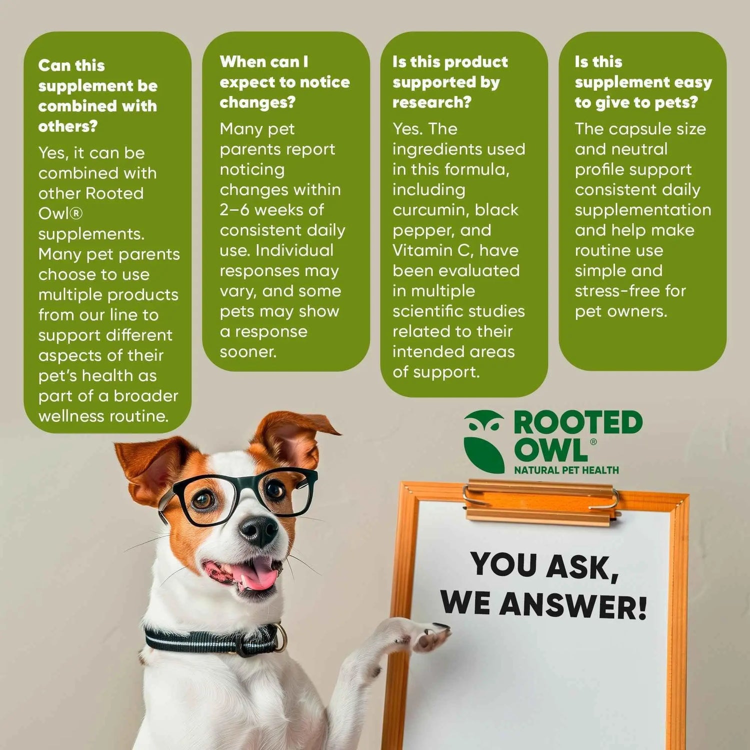 Rooted Owl Supplements - The BarkMart